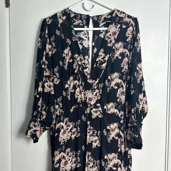 IRO Mexi Floral Print Wide-Leg Jumpsuit Size Medium - Picture 3 of 12